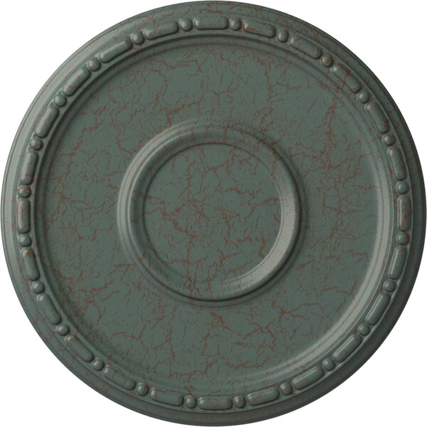 Ekena Millwork Medea Ceiling Medallion (Fits Canopies up to 5 1/2"), 16 1/2"OD x 1 1/2"P, Cloud Burst Crackle CM16MDCBC - main